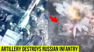 Russian assault squads were defeated by Ukrainian artillery
