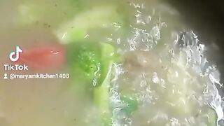 Mutton veggies soup