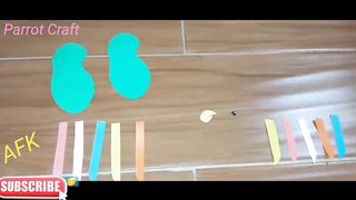 Parrot Craft ???? | craft for kids | easy craft | 2023