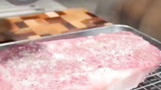 Meat rice cooking