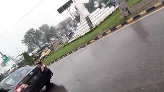 Raining and traveling