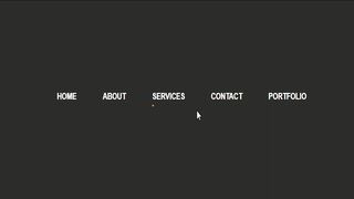Line Navigation Bar Design Using HTML & CSS step by step complete guide