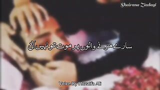 Sad Poetry _ poet of Huzaifa Ali _ 2023]