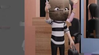 Bank theft and coriander animation cartoon story