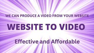 We Produce Video from your Website