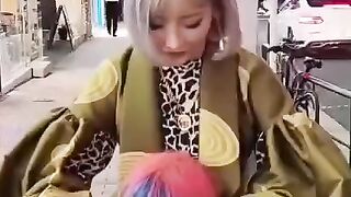#HatanoYuki and #AIKI experience riding luggage