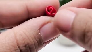 Dough flower #dough jewellery