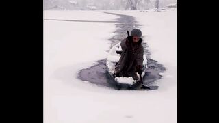 Одинокий путник.