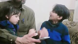 Balaj funny act with father