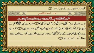 110 Surah Al-Nasr Only Urdu Translation