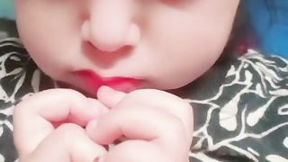 Little girl in angry mod