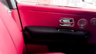 rolls Royce car red