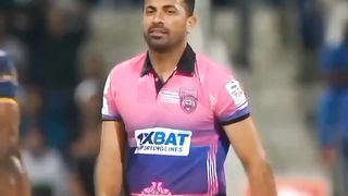 Watching intresting match hatrick wicket