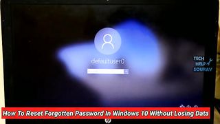 How To Reset Forgotten Password In Windows 10 Without Losing Data -  Without Disk & USB