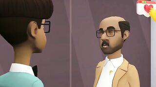 boy funny talk to uncle