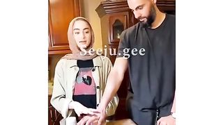 so cute relationship of husband and wife