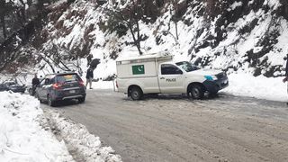 Car Slip in snow
