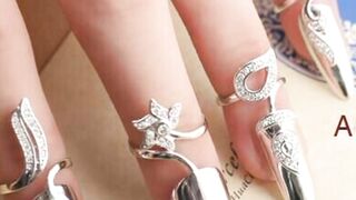 Nails rings ideas for women