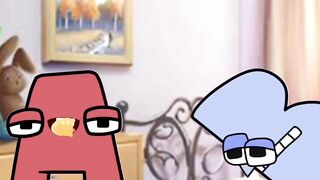 Mukbang alphabet lore A AND B
