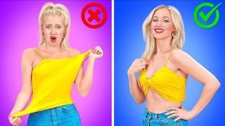 AWASOME DIY CLOTHES HACKS || Fashion Tricks!