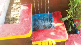 Homemade waterfall