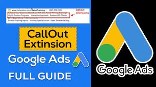 Google  Callout Extensions  How to Add Callout Extension in Google   Google  Course FREE - Tech & Myths
