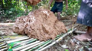 Building mud house amazing video #mudhouse #viral #relaxing #new #pathan #movies