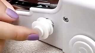 Smart handhled sewing machine