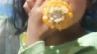 Eat popcorn