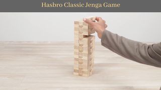 Hasbro Classic Jenga Game With Genuine Hardwood Blocks