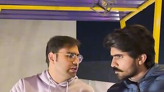 Me and my friend estimating our grades.