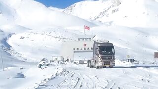 Khunjerab Pass Pak China border winter 2023_ WhatsApp status _ poetry