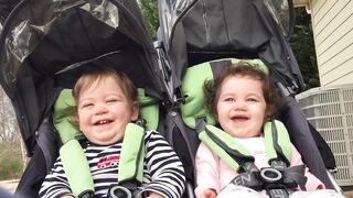 lovely babies enjoy with them