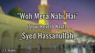 Woh Mera Nabi hai. (Slow+Reverb Naat)