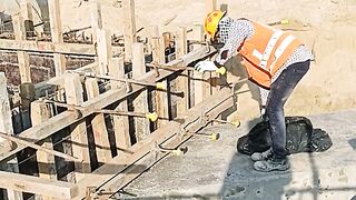 Rebar Cap arraingment at site , #safety first