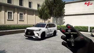 2021 Lexus lx 570super sports GTA 5STEERING WHEEL LAMBORGHINI city driving