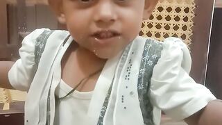 Jannat is playing #baby #playing