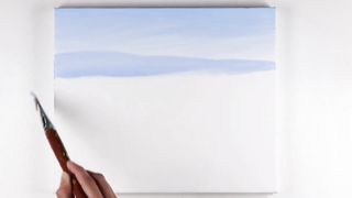 Waterfall Painting | Waterfall Landscape Painting | Acrylic Painting