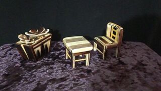 smile designing table chair