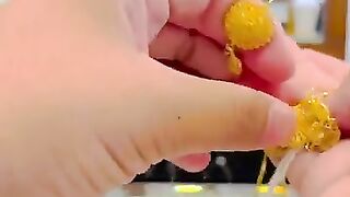 Gold jewellery set video