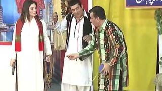 ZAFRI KHAN Vs NASIR CHINYOTI New Stage Drama Best Comedy Clip ||Very Funny????
