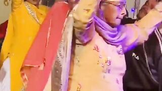 old women funny dance in village