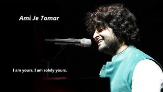 Ami Je Tomar (Original Sound) With Original Sargam And English Translation _ Arijit Singh.  ARmusic