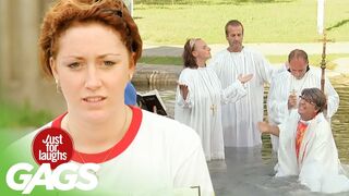 Drowning Baptism Prank