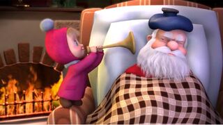 Masha and the bear happy Christmas with masha