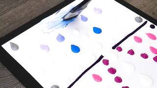 How to paint walking in the rain. Acrylic Painting Techniques