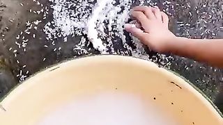 See what Chinese boy make for grandmother