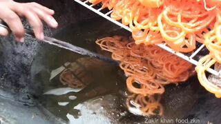 Jalebi Recipe. Pakistani Street food . Best world street food