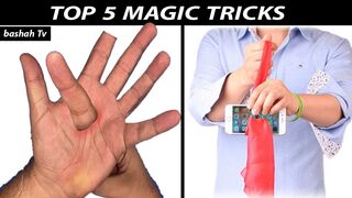 Top 5 Magicians Telent You Can Do At Home | bashah Tv