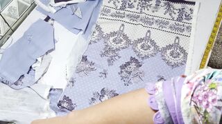 Make baby frock with leftover fabric ,baby frock design